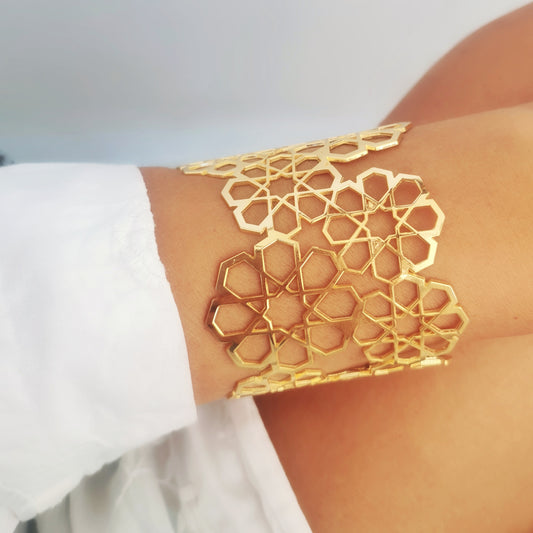 Heritage Arabesque Mosaic Bangle