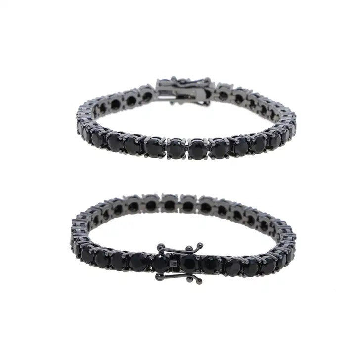 Black tennis bracelet 5mm