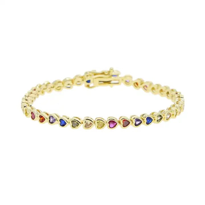 MiniLux tennis bracelet golden