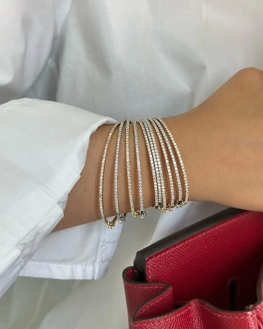 Additional view of MiniLux Band Zirconia Bangle