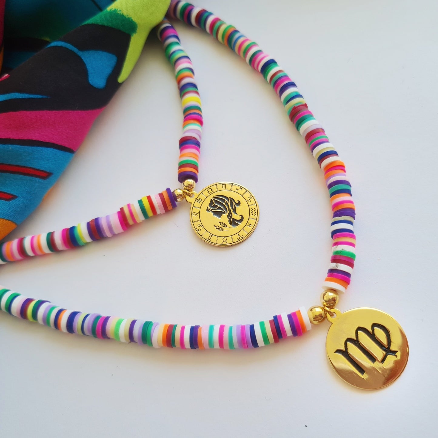 Horoscope Engraved Name Necklace