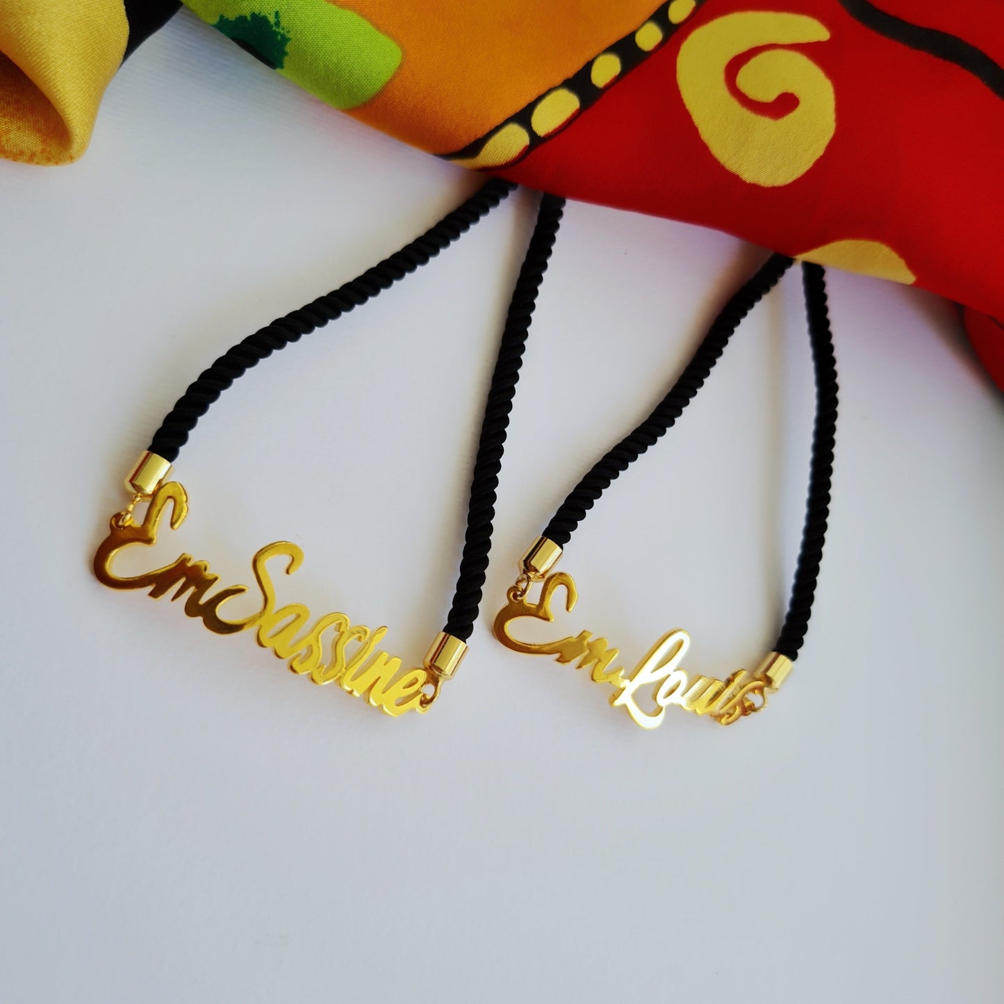 Rope "Name, drawing" bracelet