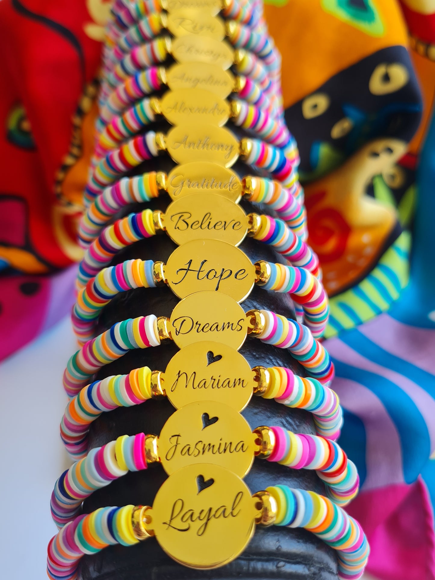 Custom Name Drawing Bracelet