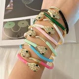 Snake Enamel Bracelet