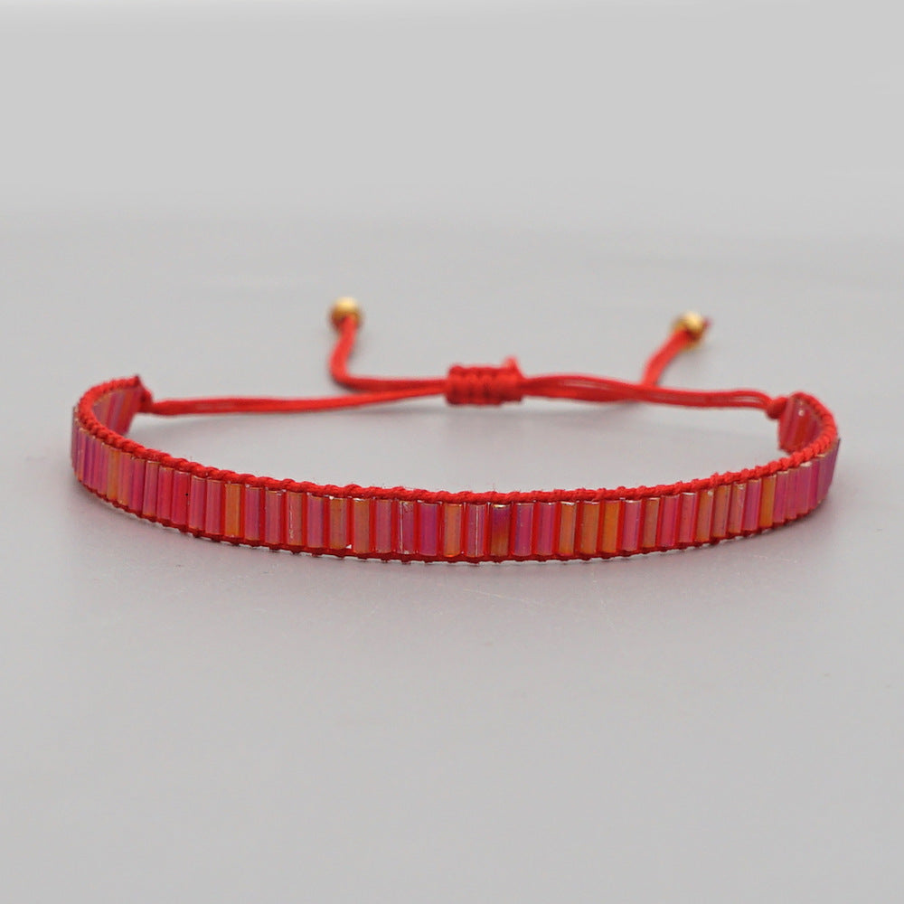 Miyuki Beads "Red" Bracelet