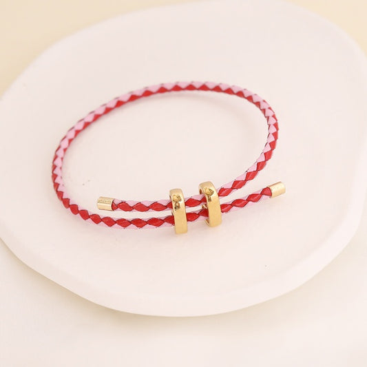 H Leather Bracelet