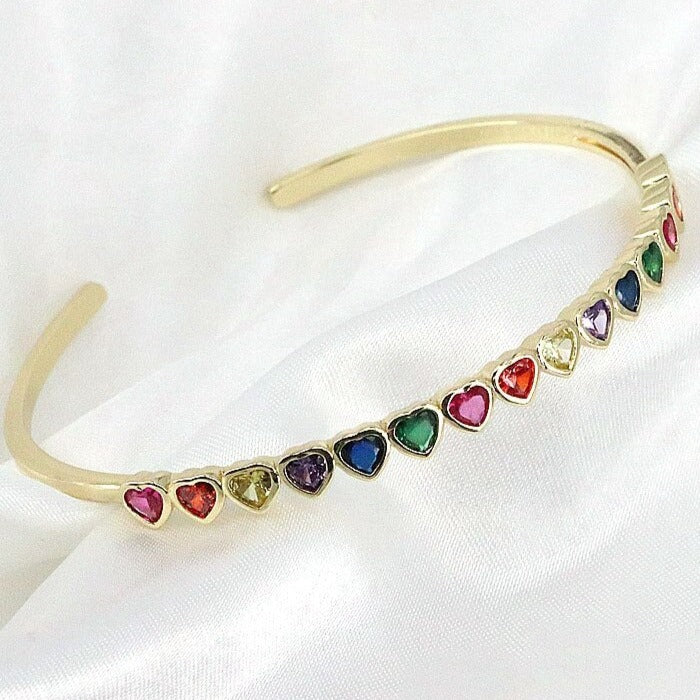 Mini Hearts Bangle bracelet