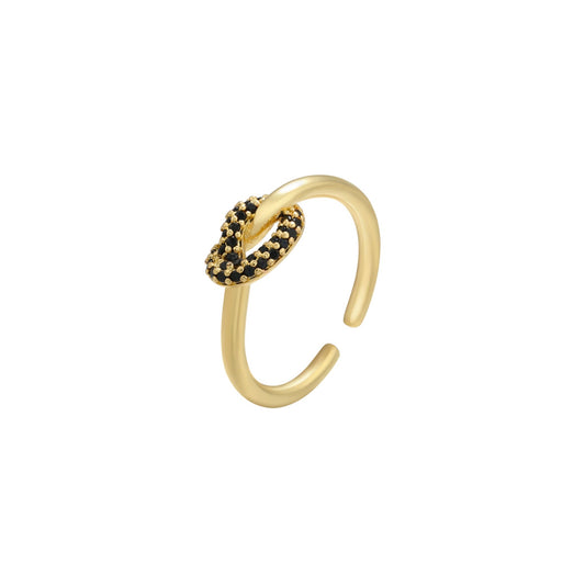 Knot Zirconia Ring
