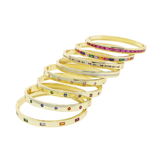 Additional view of MiniLux Rainbow Band Bangle