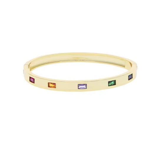 MiniLux Cubic Rainbow Band Bangle