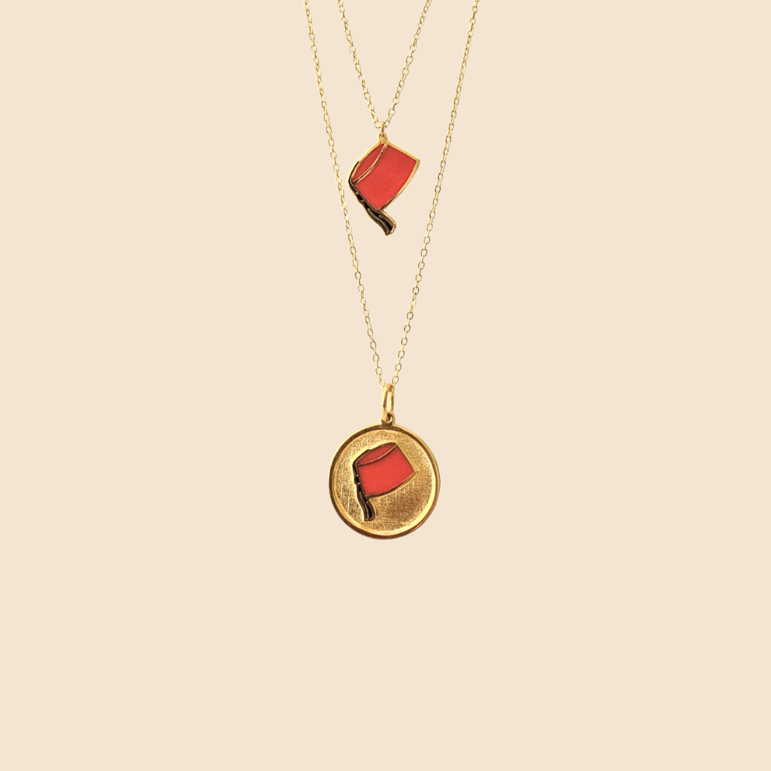 fez tarbouche tarboosh necklace lebanon