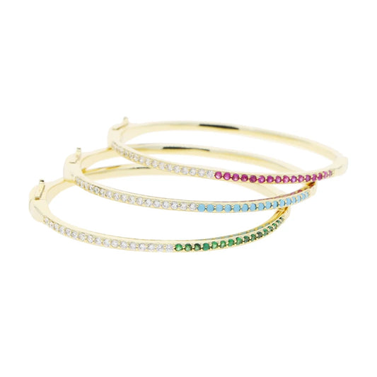 Additional view of MiniLux Coloured Zirconia Bangle