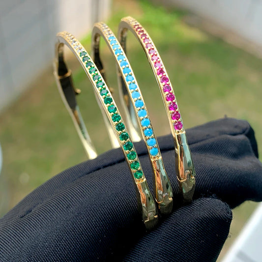 MiniLux Coloured Zirconia Bangle
