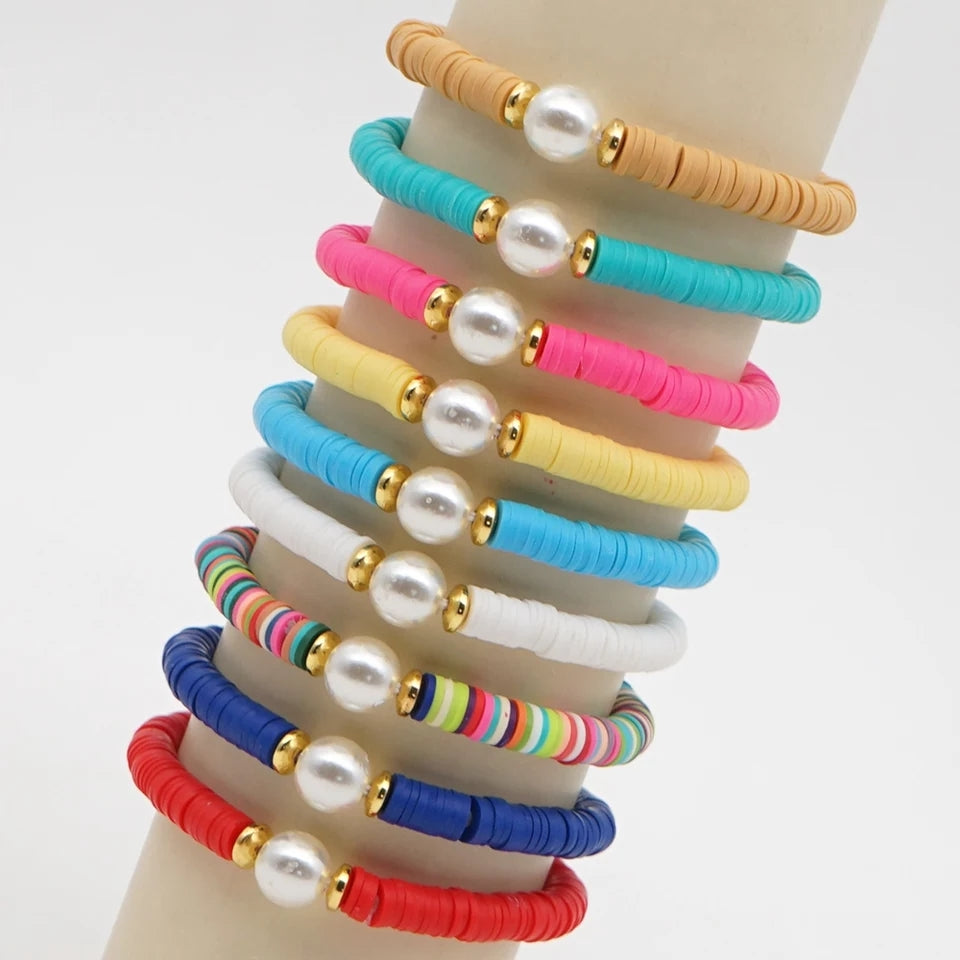 Customizable surfer beads "Lola"
