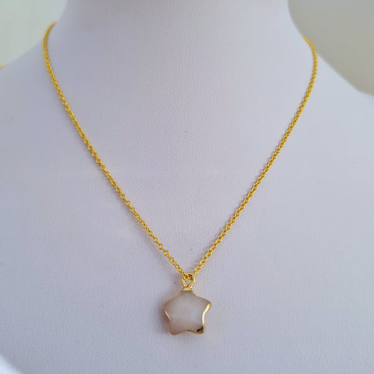 Jade star Necklace