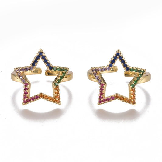 MiniLux "Star" Zirconia ring