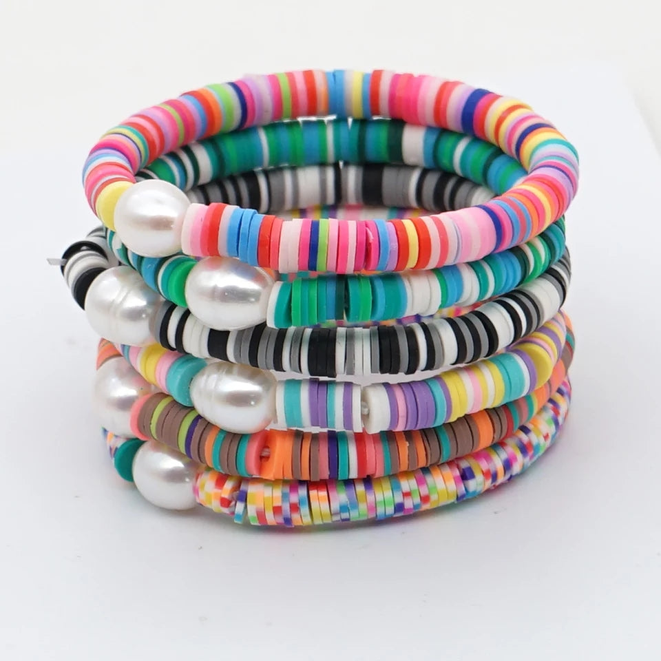 Surfer beads "Lilia"