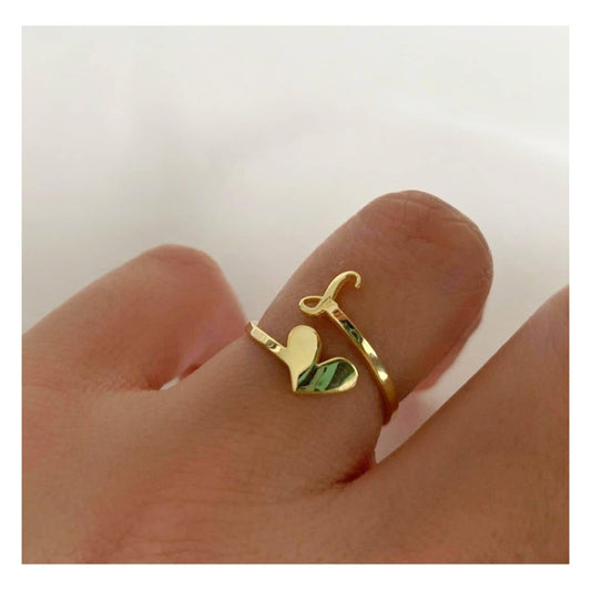 Initial Love ring